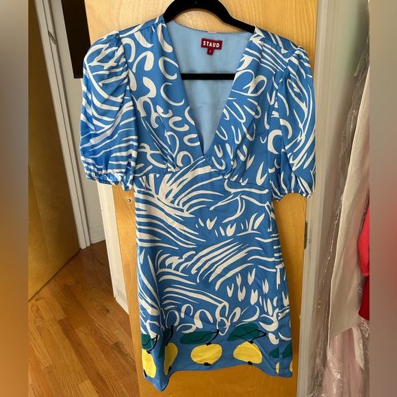 STAUD MINI MILLA DRESS. size 4. NWOT NEVER WORN - Picture 3 of 4